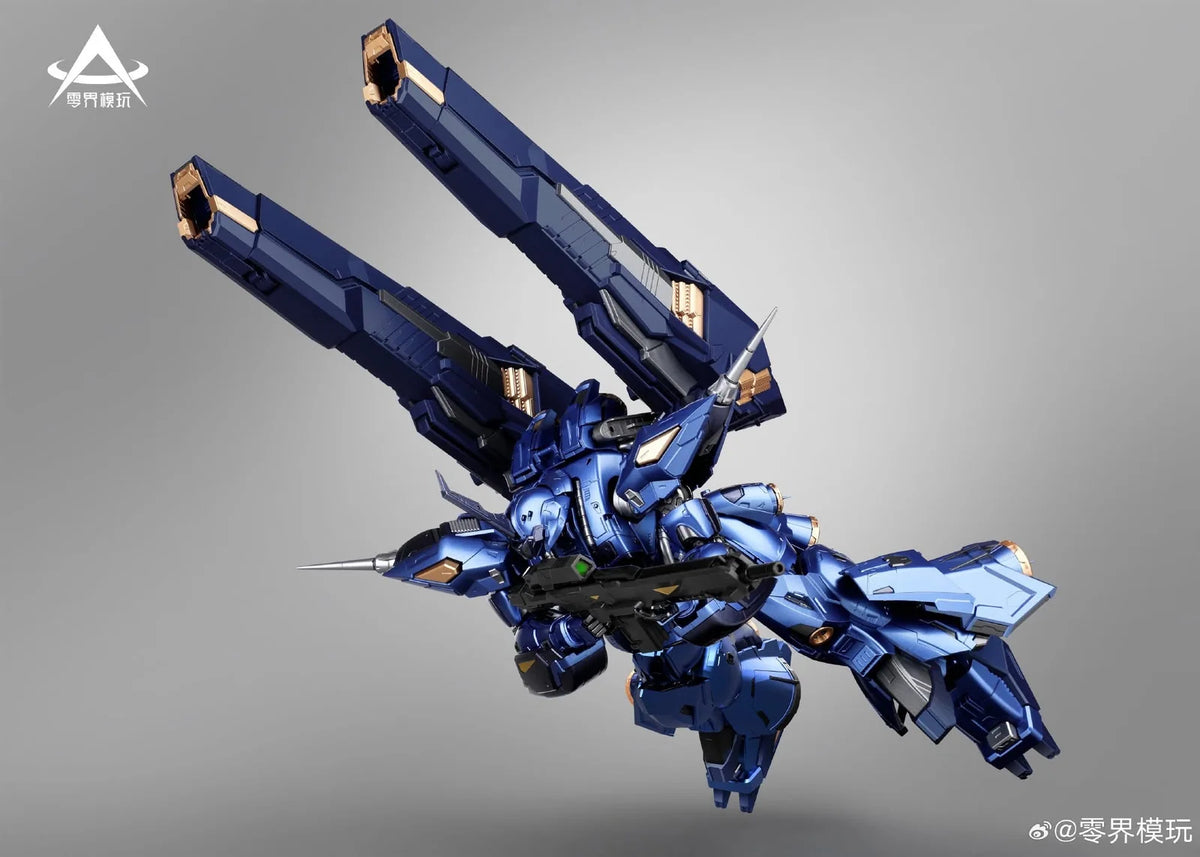 Scale Model Kit in 1/100 Scale with a Diecast Inner Frame and Maintenance Crew Figures for Display