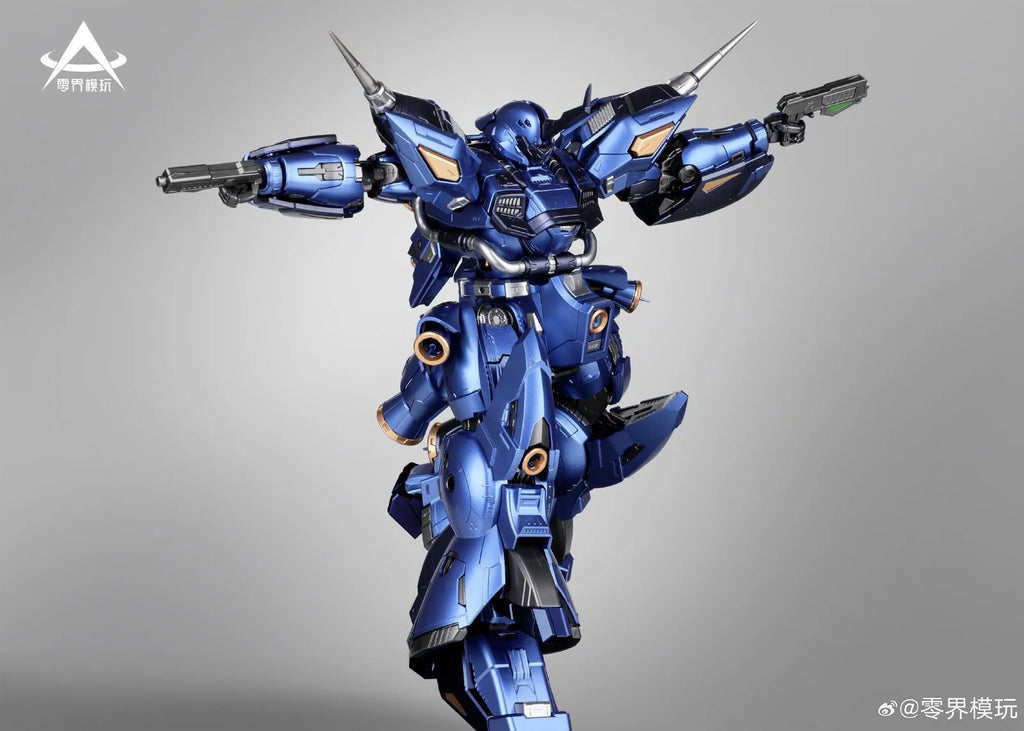 Scale Model Kit in 1/100 Scale with a Diecast Inner Frame and Maintenance Crew Figures for Display