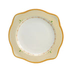 Scalloped Salad Plates Set of 4 in Stoneware, Each 9 Inches