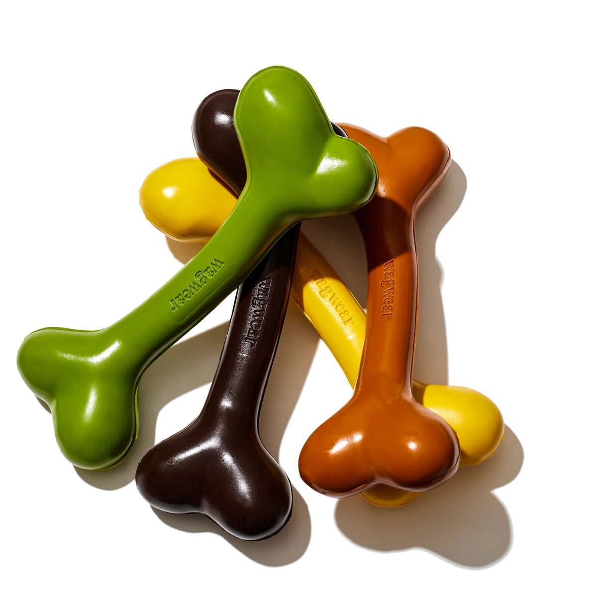 Scented Dog Bone Toy Made from 100% Gum Rubber in Three Sizes