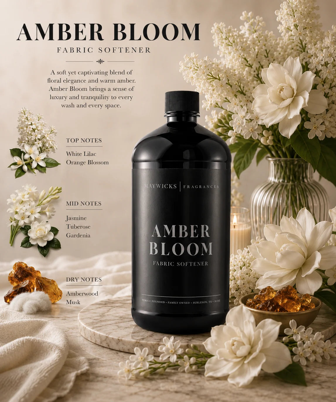 Scented Fabric Softener for Laundry That Feels Smooth and Refreshed, in 23 Distinct Scent Selections