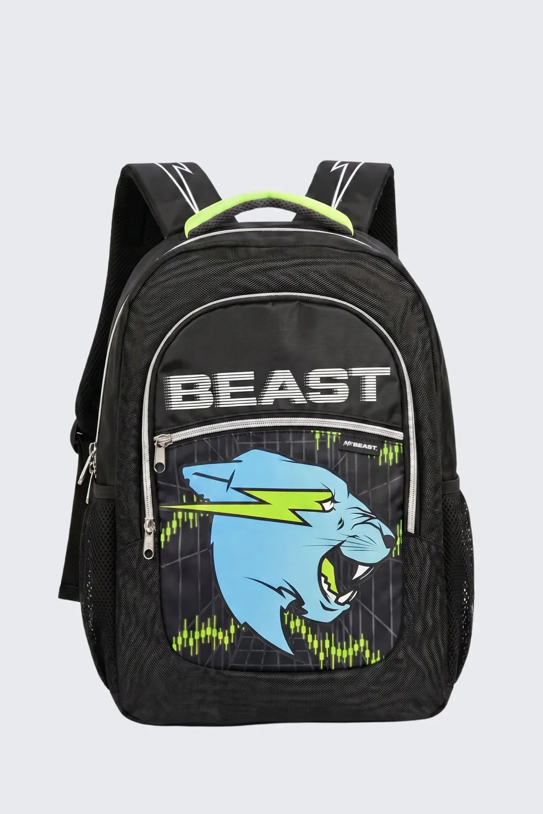 School Backpack with a Bold Panther Graphic, Padded Laptop Sleeve and Front Organizer Pocket
