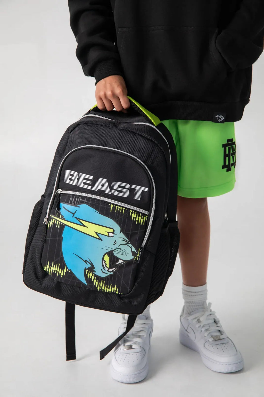 School Backpack with a Bold Panther Graphic, Padded Laptop Sleeve and Front Organizer Pocket