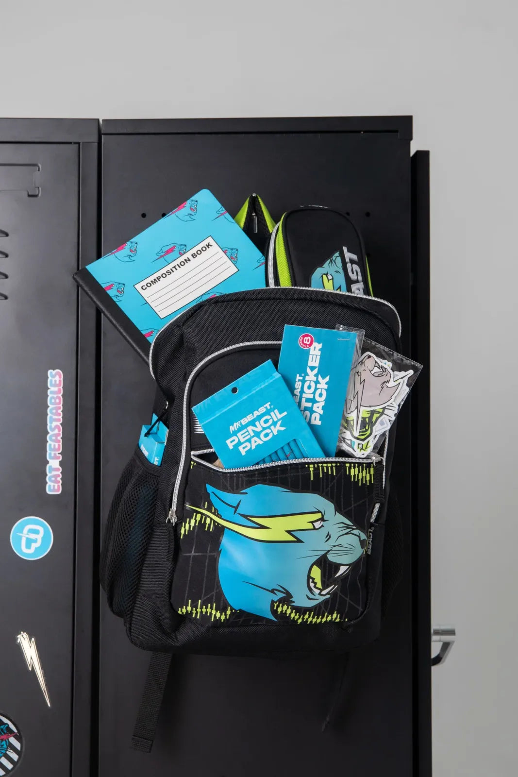 School Backpack with a Bold Panther Graphic, Padded Laptop Sleeve and Front Organizer Pocket