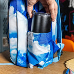School Backpack with Cloud Print and a Padded Laptop Compartment for Classroom Days and Field Visits