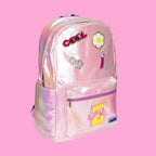 School Backpack with Fun Patches and Multiple Pockets to Help Kids Stay Organized Through the School Day