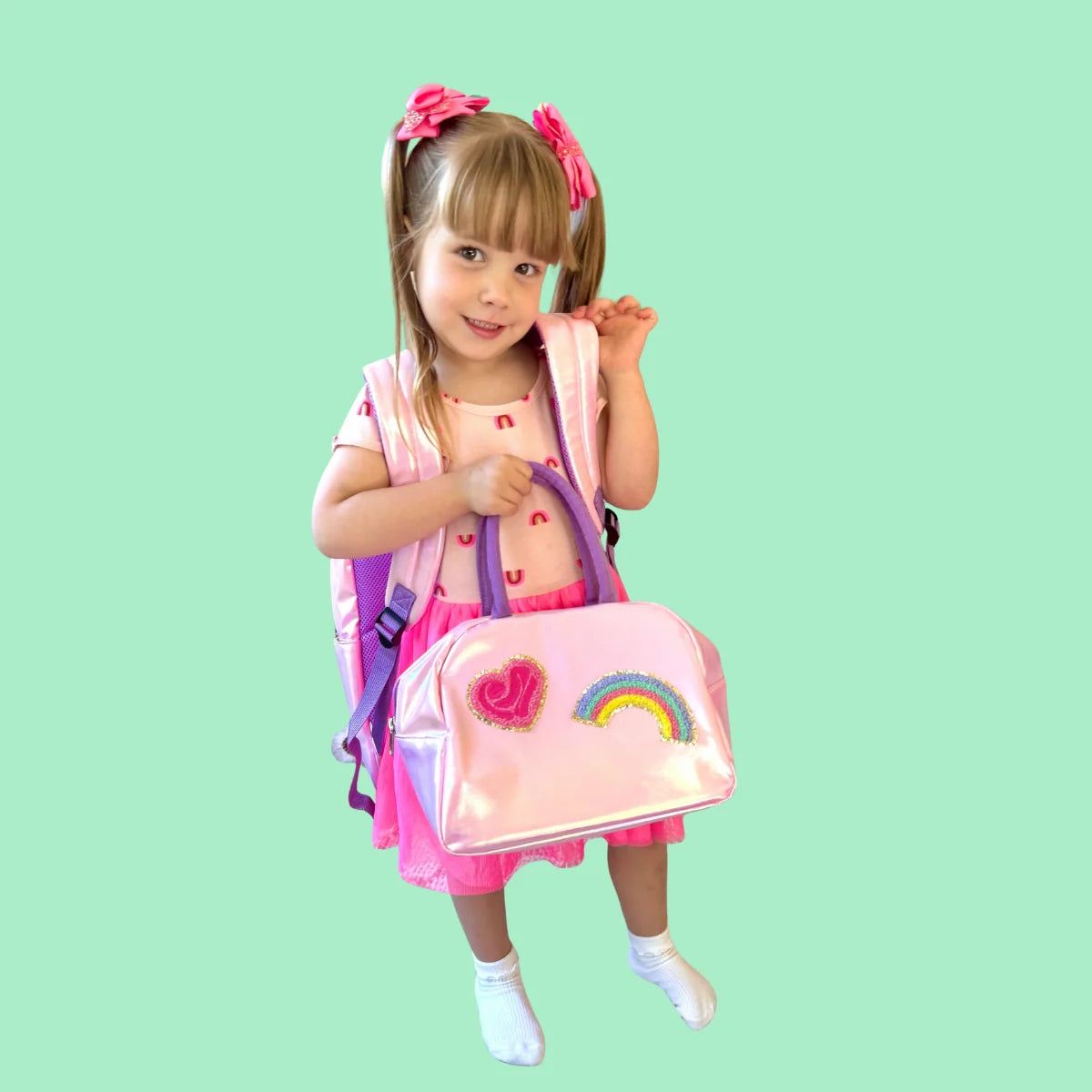 School Backpack with Fun Patches and Multiple Pockets to Help Kids Stay Organized Through the School Day
