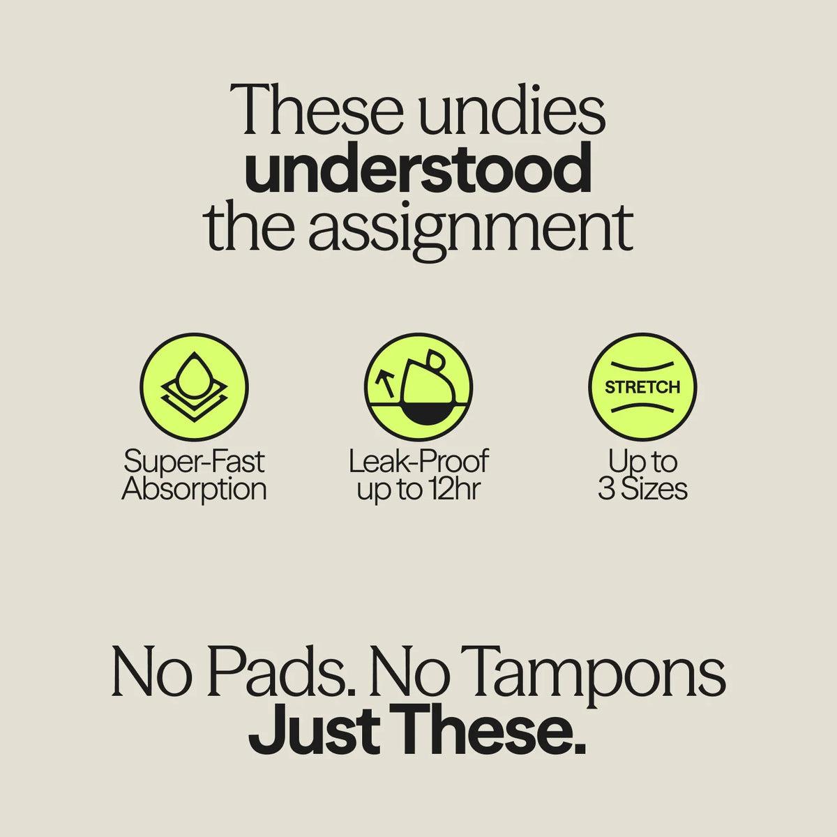 Seamless Teen Period Underwear