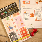 Seasonal Planner Stickers, 30 Sheets of Decorative Artwork and Functional Labels for Journaling