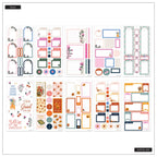 Seasonal Planner Stickers, 30 Sheets of Decorative Artwork and Functional Labels for Journaling