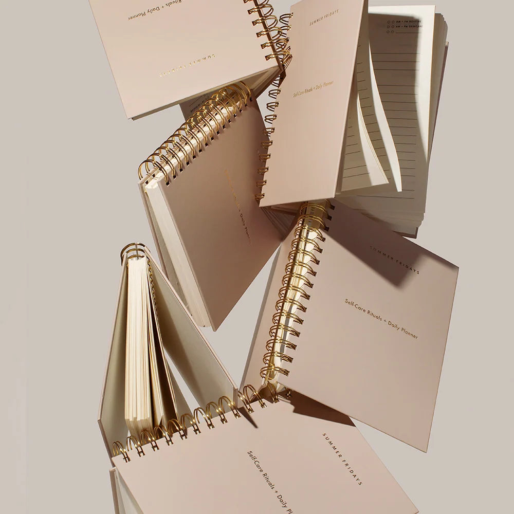 Self-Care Daily Planner with 200 Undated Daily Entries for Planning, Reflection and Gratitude