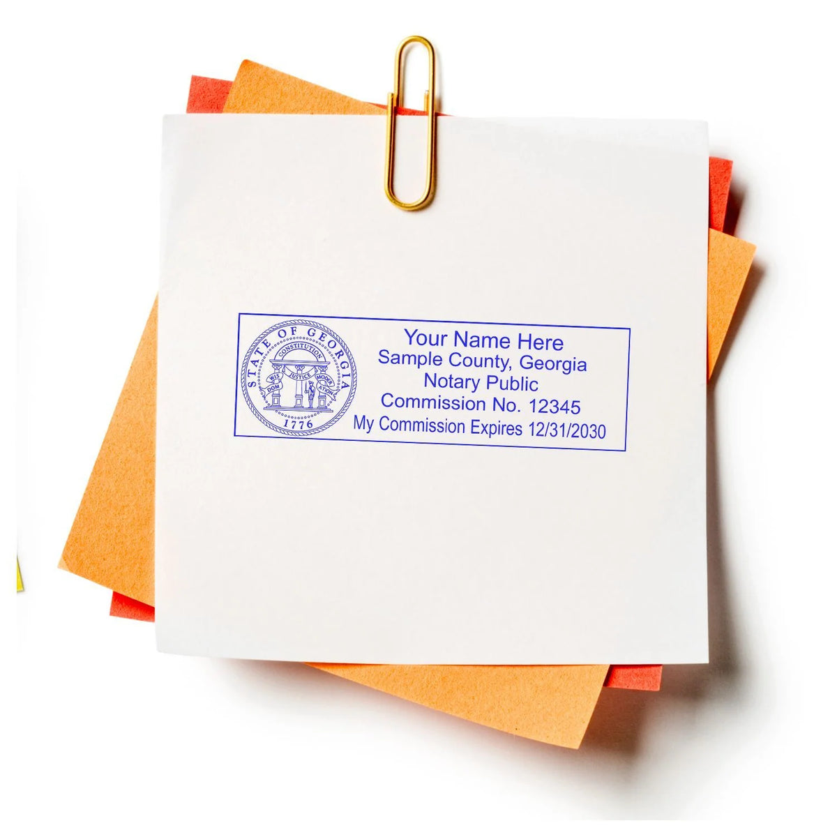 Self-Inking Notary Stamp