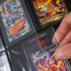 Semi-Rigid Card Holders for Trading Cards, 50-Pack in Clear PVC for Collection Storage and Display