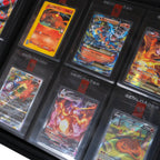 Semi-Rigid Card Holders for Trading Cards, 50-Pack in Clear PVC for Collection Storage and Display