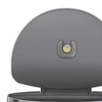 Semi-Round Stainless Steel Step Trash Can