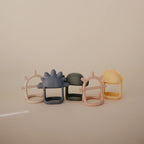 Sensory Baby Teether with an Easy-to-Grip Interior Handle and Textured Food Grade Silicone Surfaces