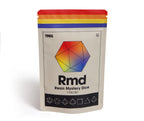 Sharp Edge Polyhedral Dice Set with Hand-Poured Resin Designs for Tabletop Role-Playing Games
