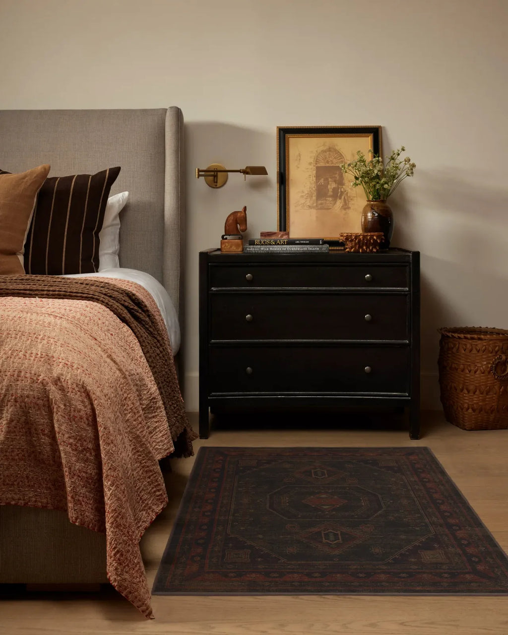 Shira Bordeaux Flatwoven Rug