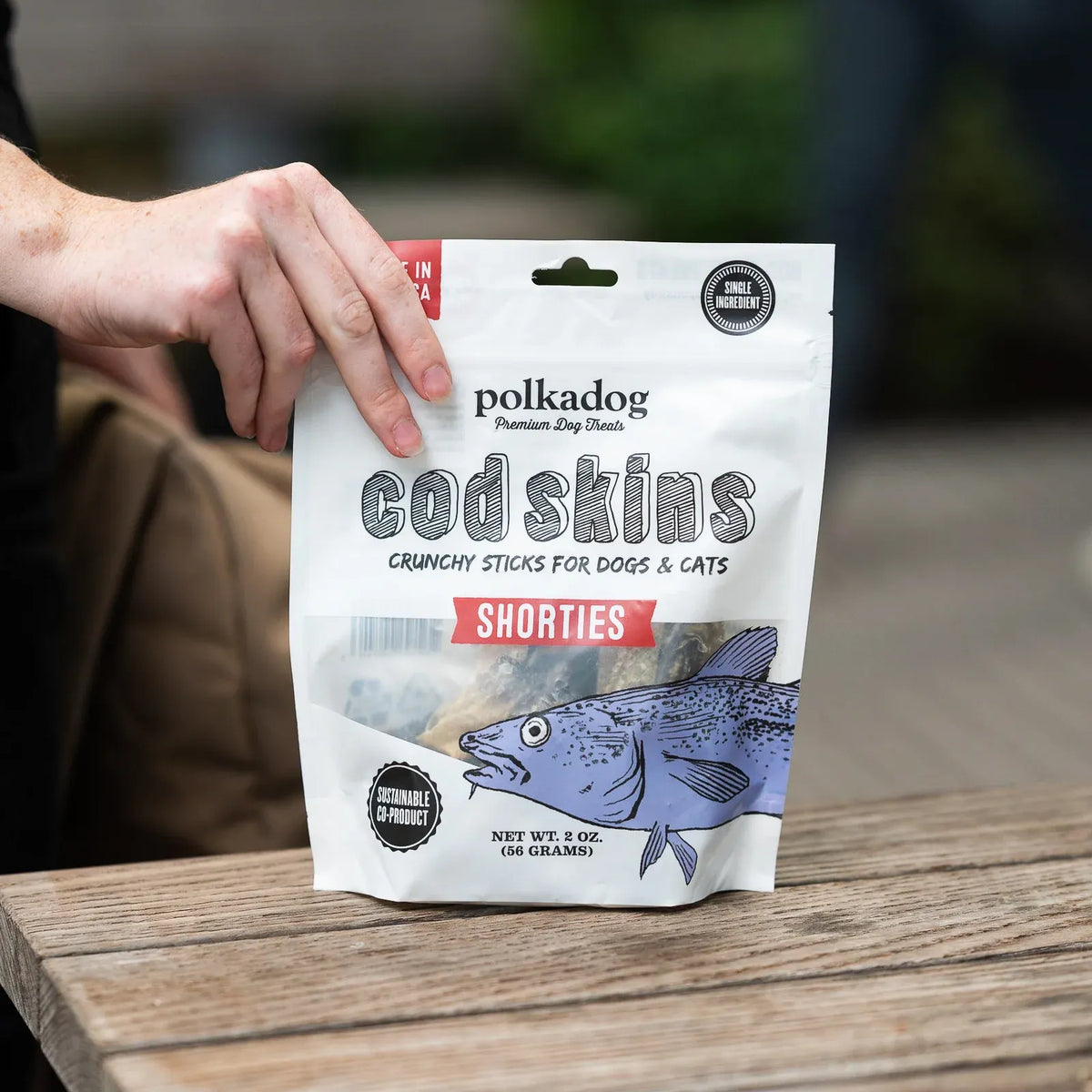 Short-Stick Cod Skin Dog Treats