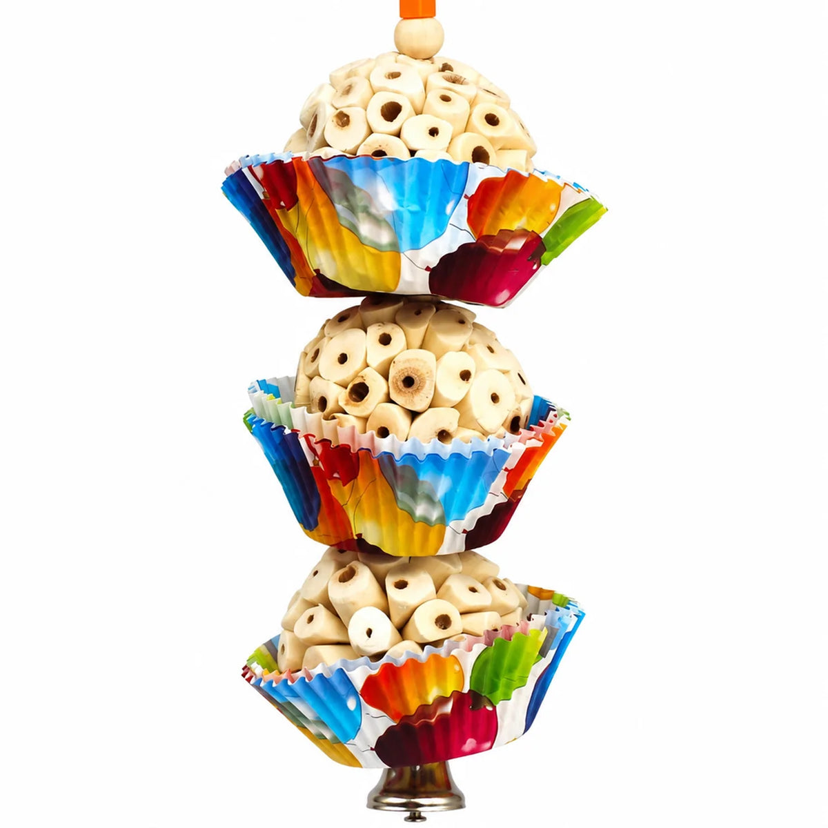 Shreddable Three Cake Bird Toy