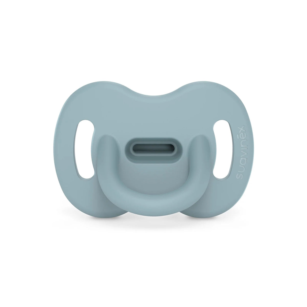 Silicone Baby Pacifier with a Reversible Physiological Nipple and Soft Single-Piece Construction
