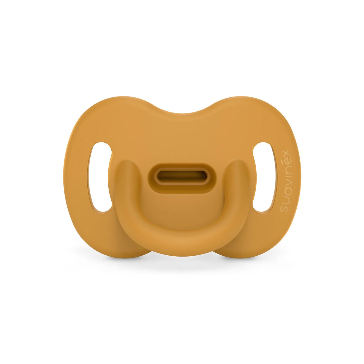 Silicone Baby Pacifier with a Reversible Physiological N — 0-6mo / Single / Bright Mustard / 6-18mo / Single / Bright Mustard