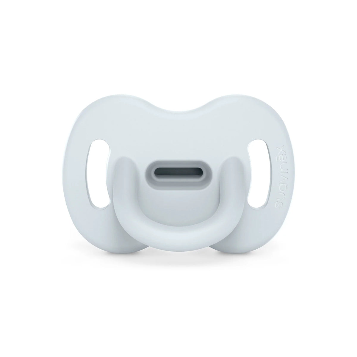 Silicone Baby Pacifier with a Reversible Physiological Nipple and Soft Single-Piece Construct — 6-18mo / Single / Ballad Blue