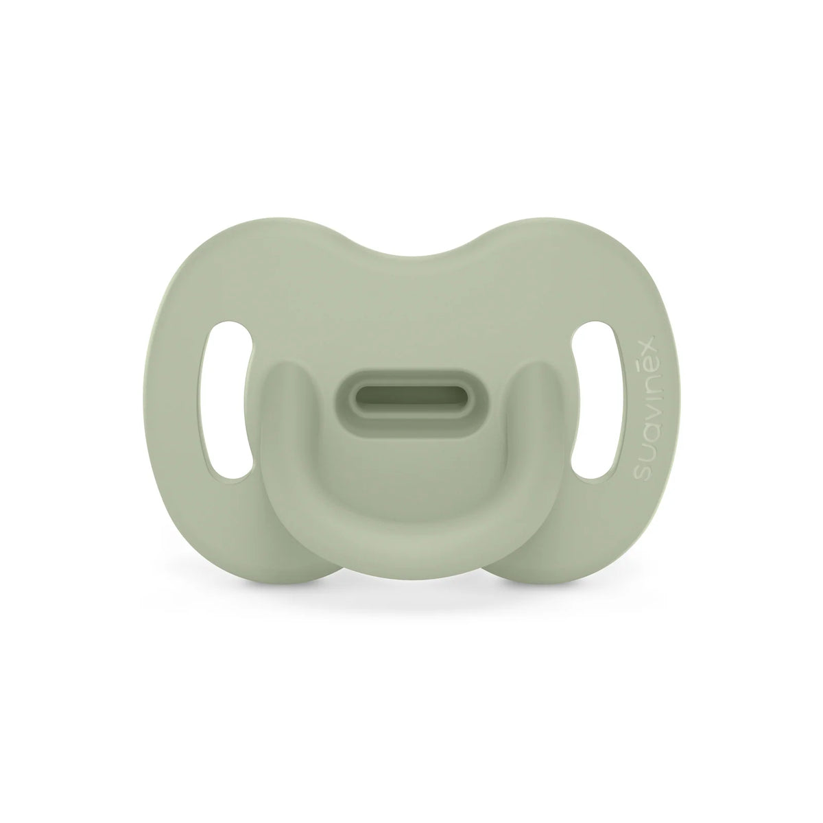 Silicone Baby Pacifier with a Reversible Physiological Nipple and Soft Single-Piece Construction — 0-6mo / Single / Mistletoe