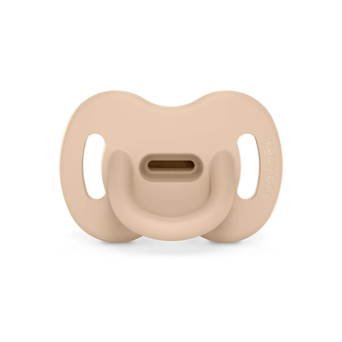 Silicone Baby Pacifier with a Reversible Physiological Nipple and Soft Single-Piece Construc — 0-6mo / Single / Shifting Sand