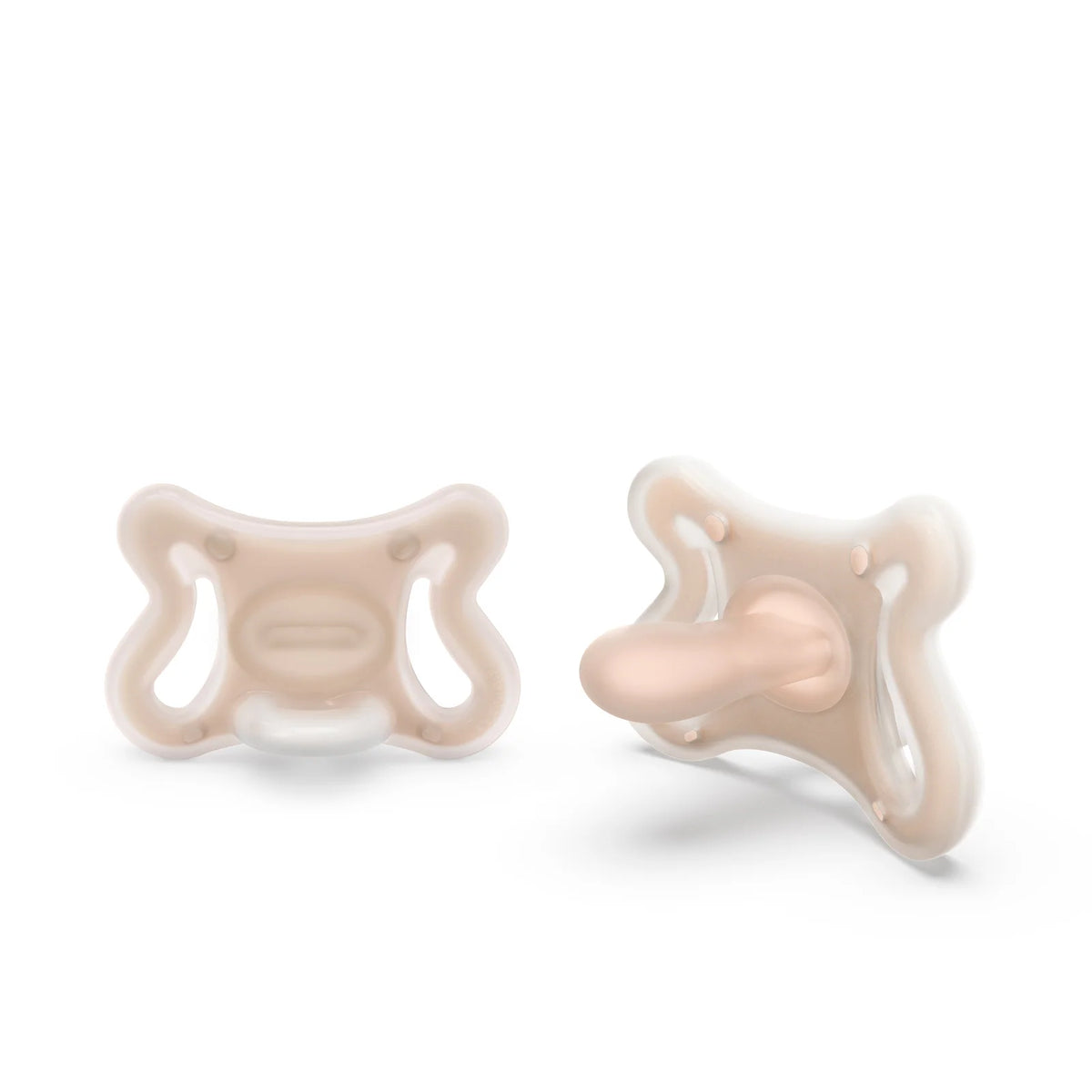 Silicone Baby Pacifier with a Ventilated One-Pie — Light / -2-2mo / 2 Pack / Light / 0-6mo / 2 Pack / Light / 6-18mo / 2 Pack