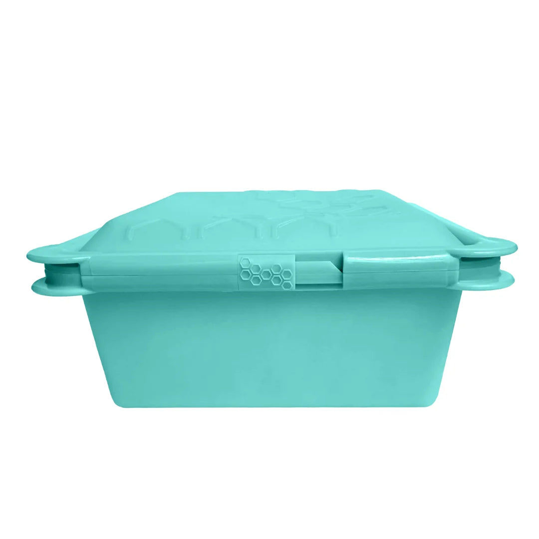 Silicone Food Storage Container, Aqua