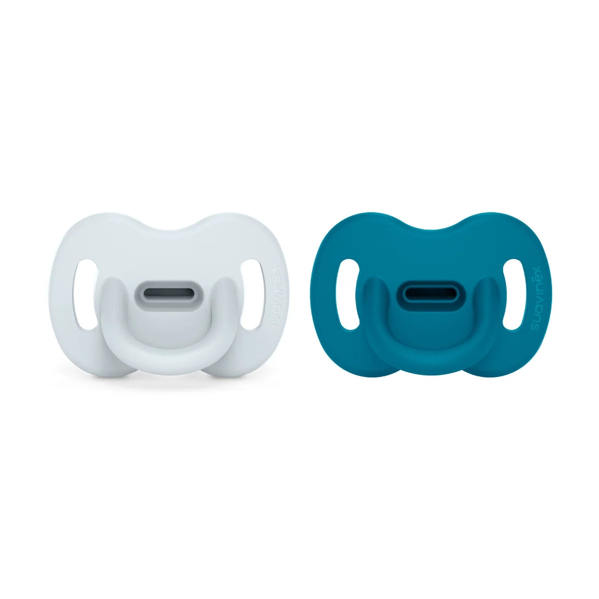 Silicone Pacifier 2 Pack with a Reversible Physiologic — Ballad Blue / Deep Ocean / 0-6mo / Ballad Blue / Deep Ocean / 6-18mo