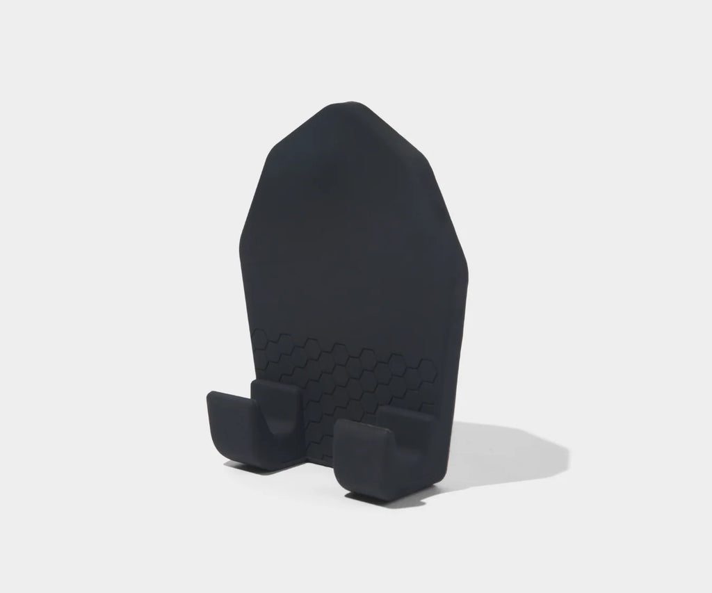Silicone Shower Hanger for Scrubbers, Compact Organizer That Sticks to Smooth, Clean Surfaces