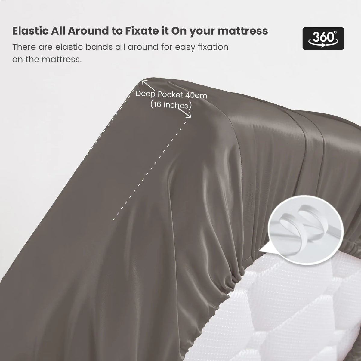 Silk Fitted Sheet in 19 Momme Mulberry Silk