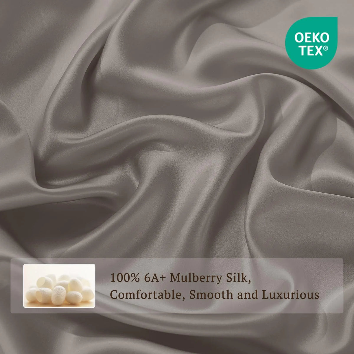 Silk Fitted Sheet in 19 Momme Mulberry Silk
