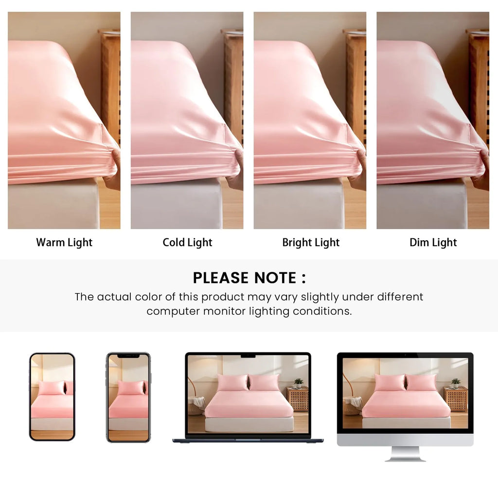 Silk Fitted Sheet in 19 Momme Mulberry Silk