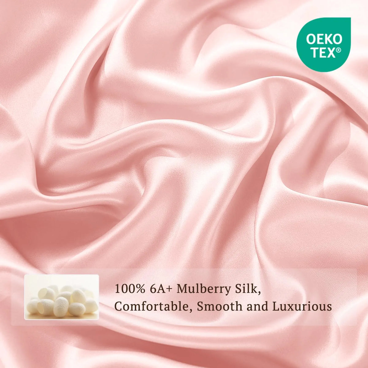 Silk Fitted Sheet in 19 Momme Mulberry Silk
