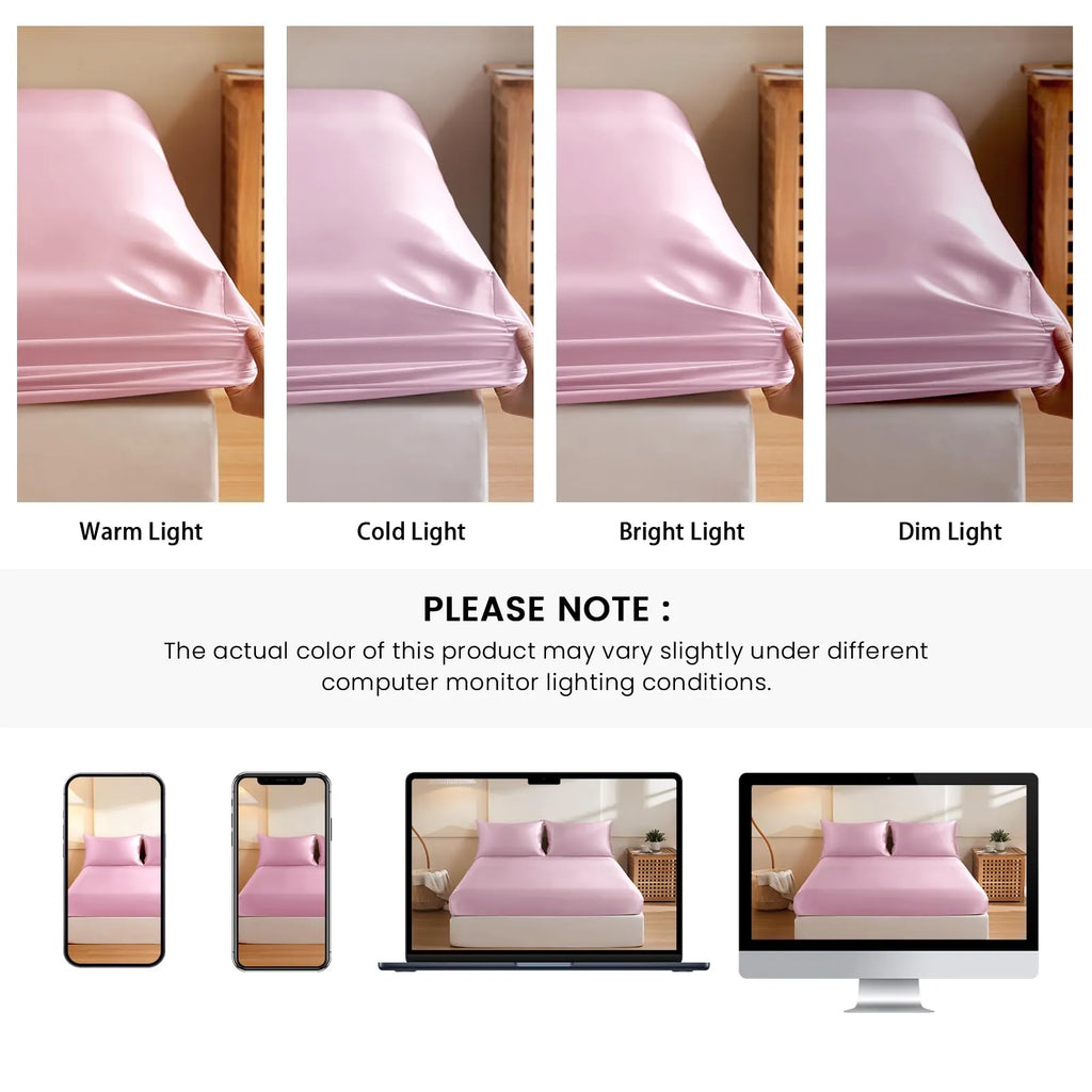 Silk Fitted Sheet in 19 Momme Mulberry Silk