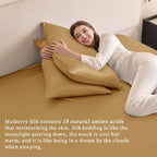 Silk Fitted Sheet in 19 Momme Mulberry Silk