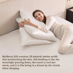 Silk Fitted Sheet in 19 Momme Mulberry Silk