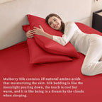 Silk Fitted Sheet in 19 Momme Mulberry Silk