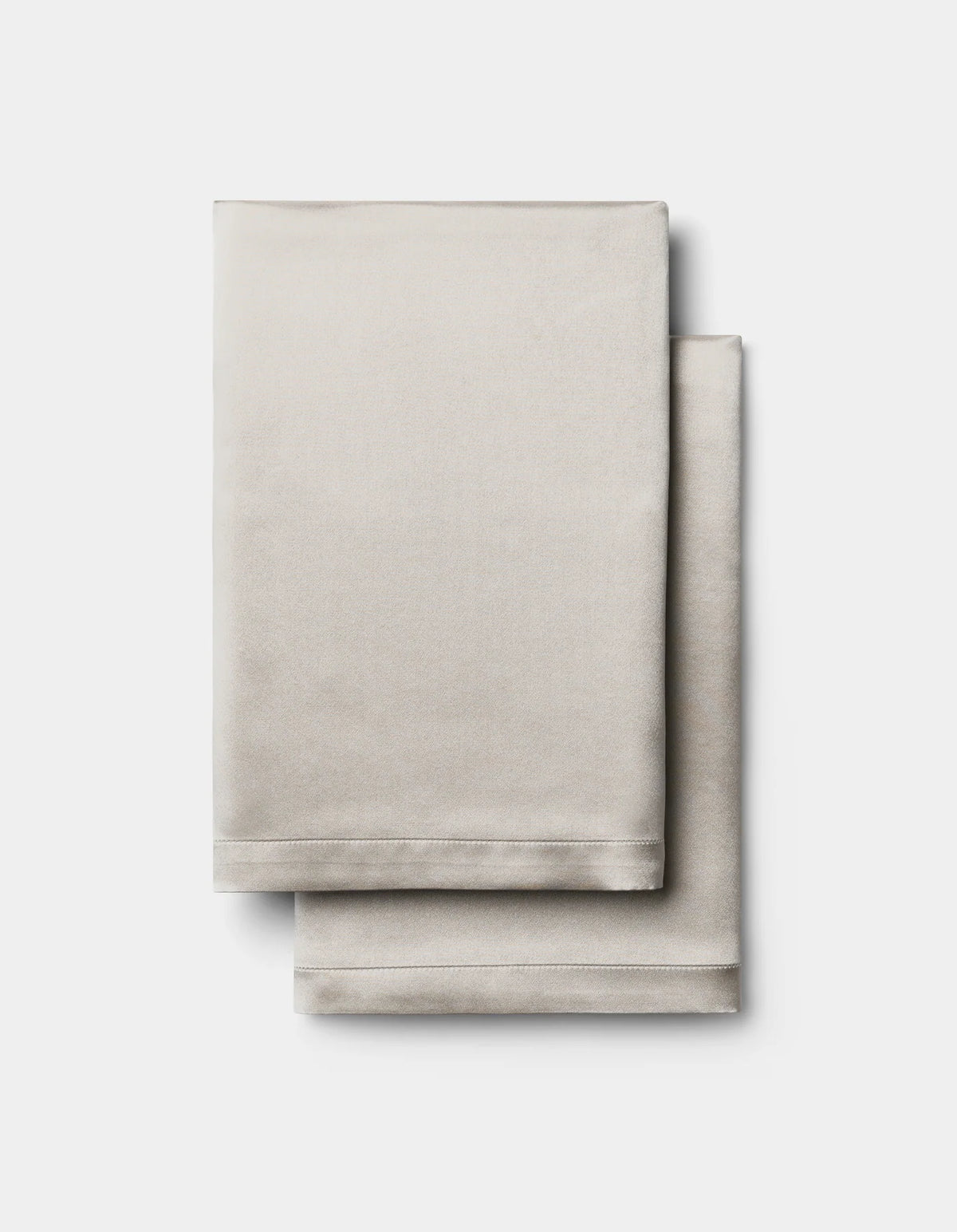 Silk Pillowcase in 100% Grade 6A Mulberry Silk, Sandwashed for a Soft Matte Finish — Dove Grey / Standard / Dove Grey / King