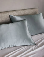 Silk Pillowcase in 100% Grade 6A Mulberry Silk, Sandwashed for a Soft Matte Finish and Machine Washable