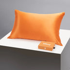 Silk Pillowcase in Coral, Standard Size, 22-Momme 100% Pure
