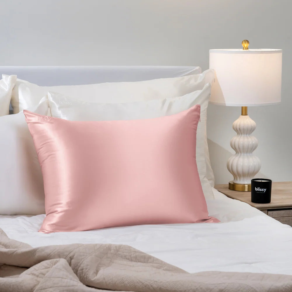 Silk Pillowcase in Pink