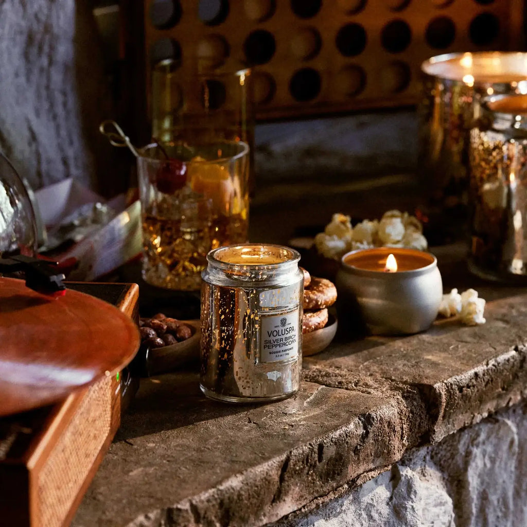Silver Birch Peppercorn Mini Tin Candle