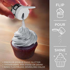 Silver Edible Glitter Dust