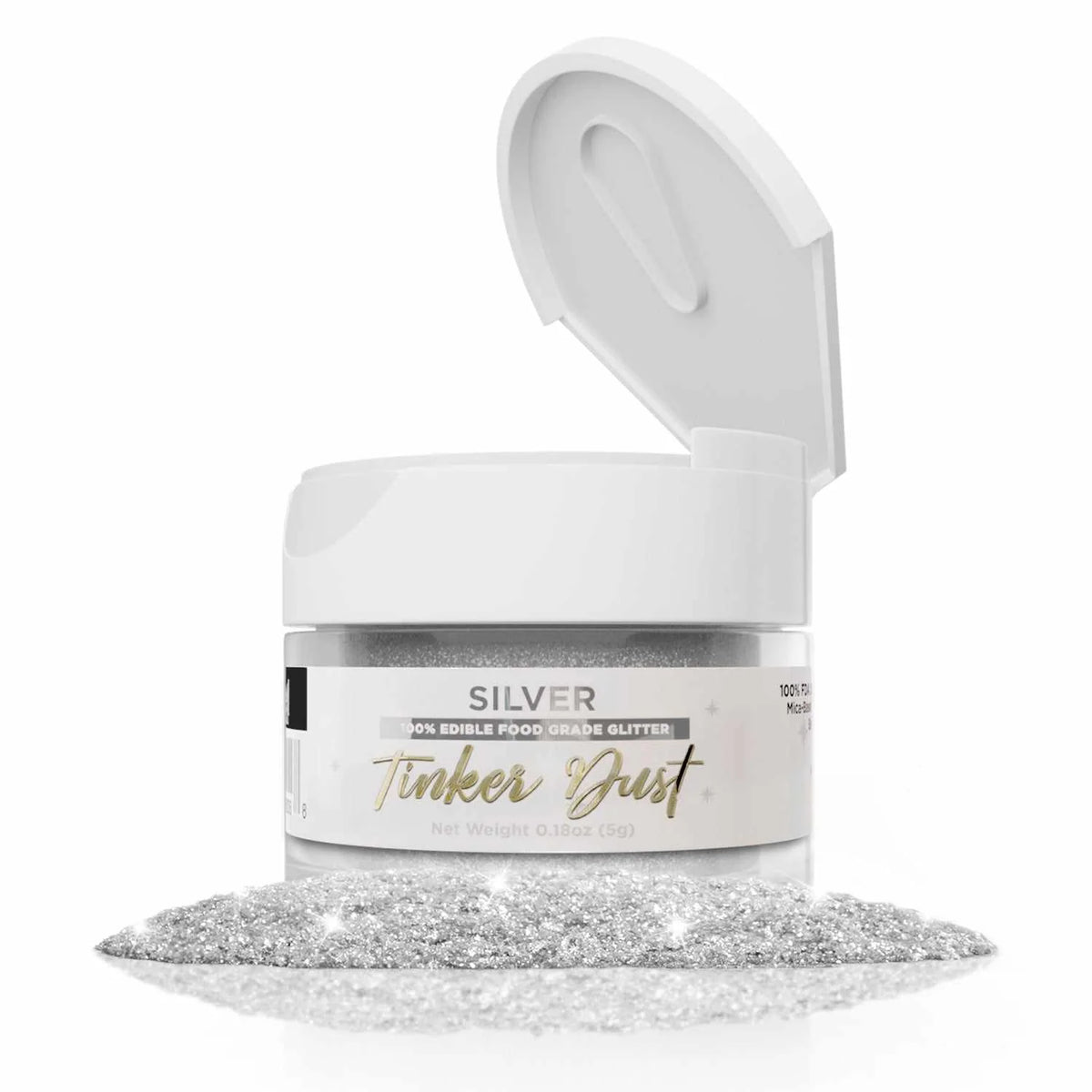 Silver Edible Glitter Dust