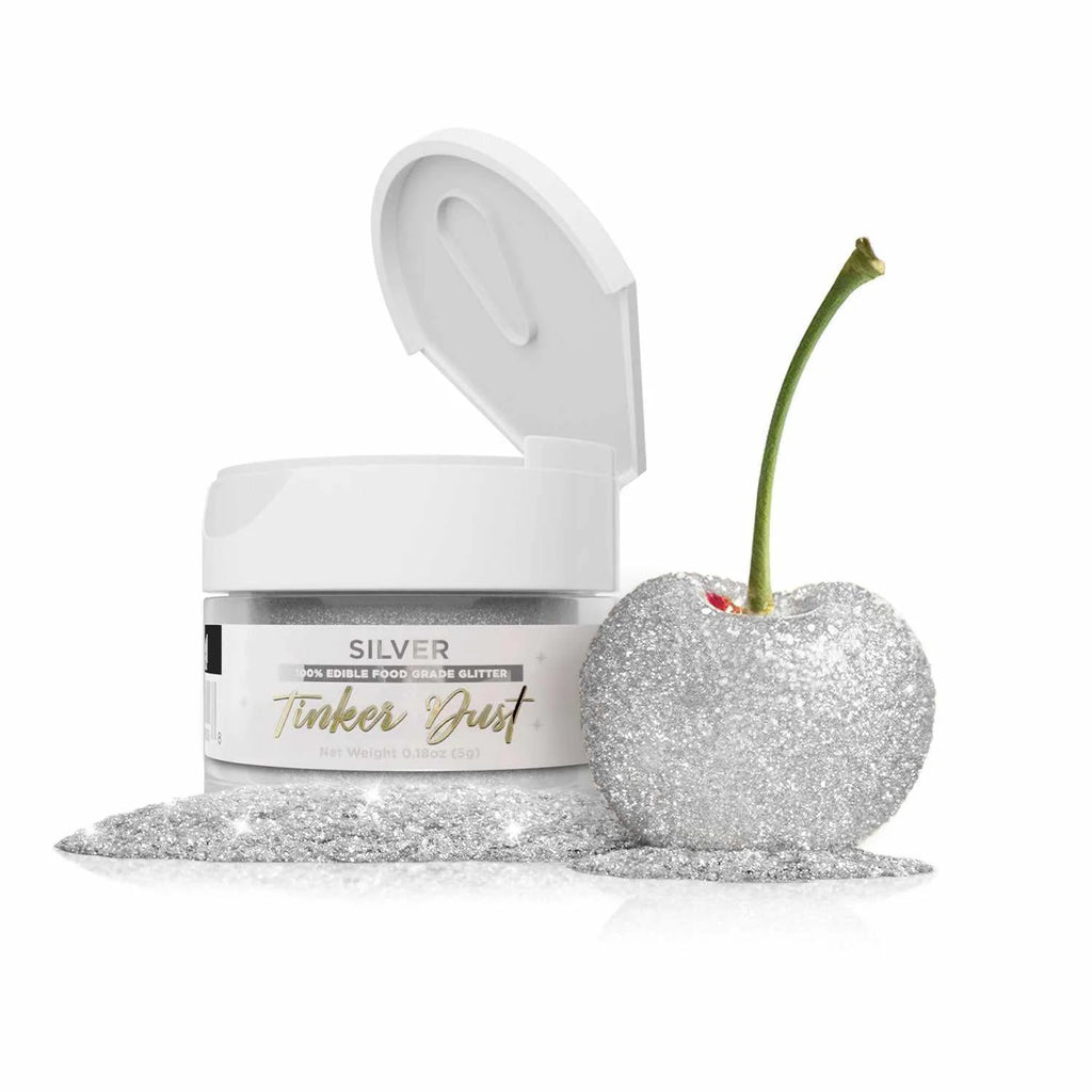 Silver Edible Glitter Dust