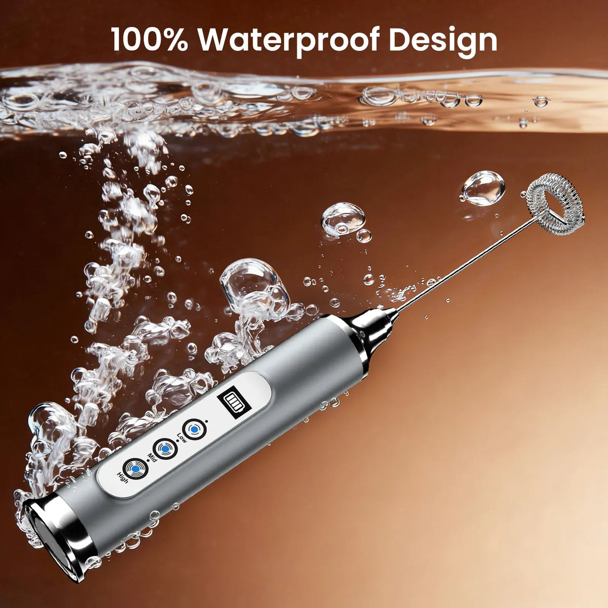 Silver Milk Frother